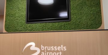 Moswand Brussel Airport